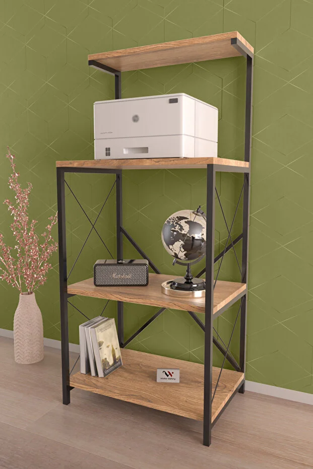 Mutfak Bangosu Çok Amaçlı Organizer Dolap – Ahşap